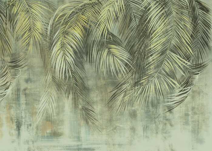 Photo murale intissé impression numérique Palm Fronds