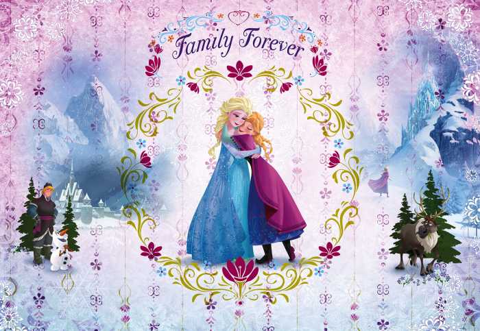 Photo murale intissé impression numérique Frozen Family Forever