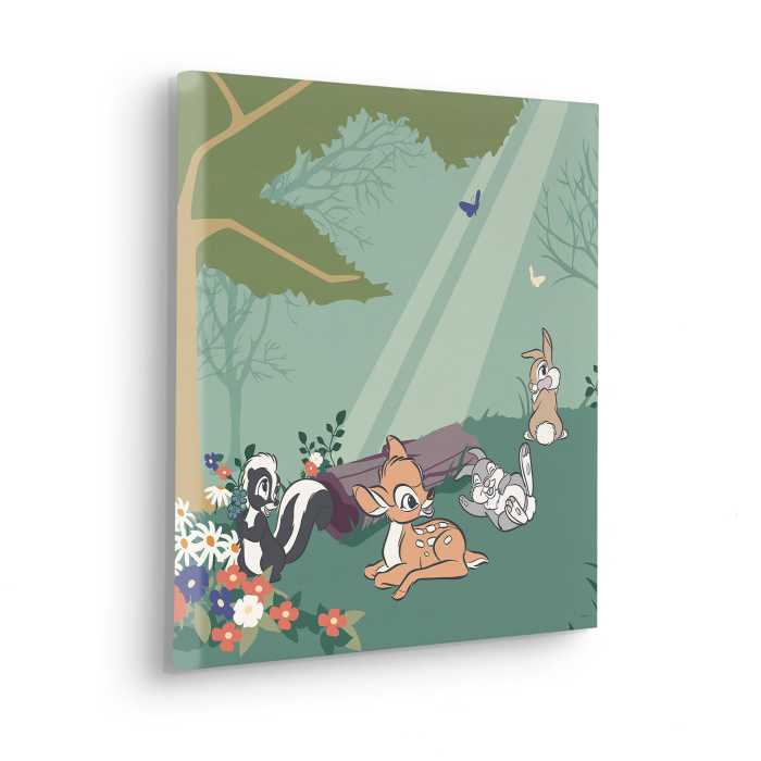 Tableau intissé Bambi - Life in the Forest