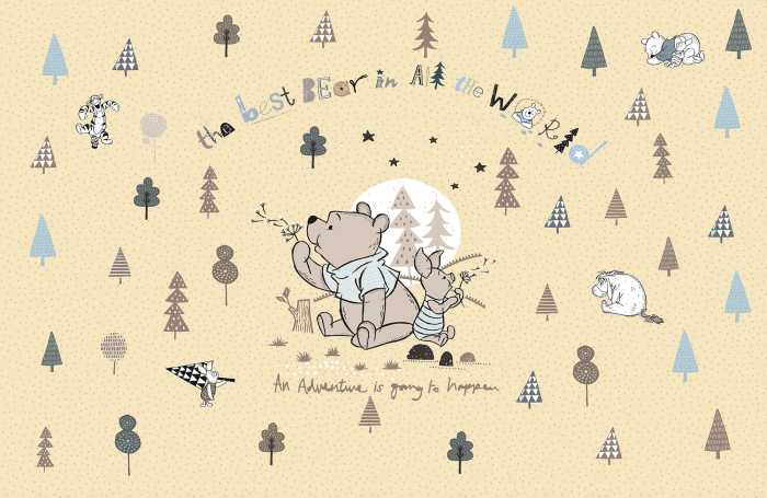 Photo murale intissé impression numérique Winnie the Pooh Best Bear