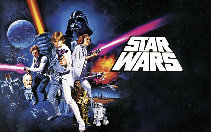 Photo murale intissé impression numérique Star Wars Poster Classic 1