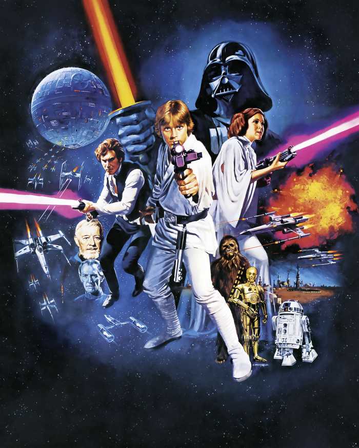 Photo murale intissé impression numérique Star Wars Poster Classic 1