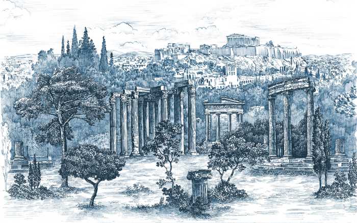 Photo murale intissé impression numérique Ruins