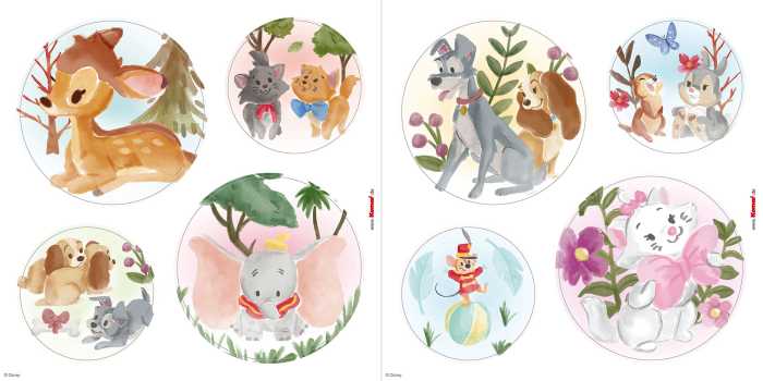 Sticker fenêtre Enchanted Forest Bubbles
