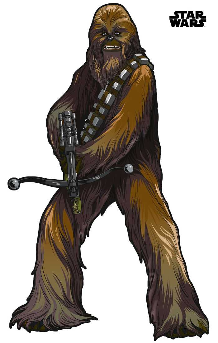 Sticker mural Star Wars XXL Chewbacca