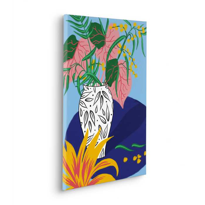 Tableau intissé Funky Vase