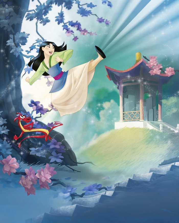 Photo murale intissé impression numérique Mulan