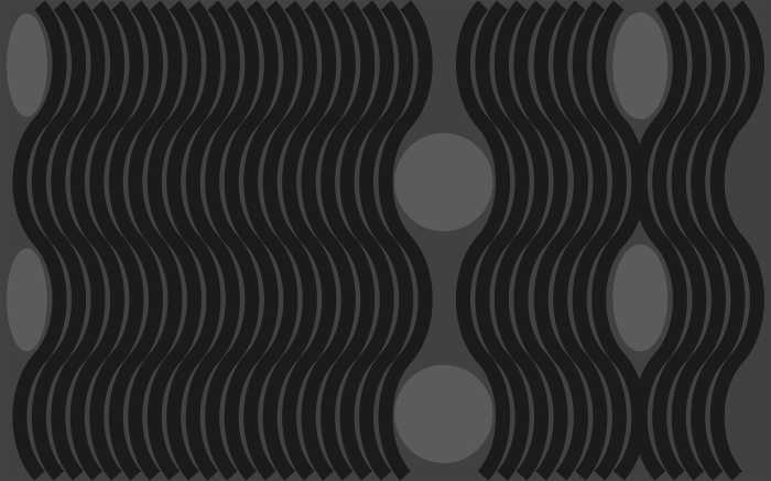 Photo murale intissé impression numérique Wave grey-blackgrey
