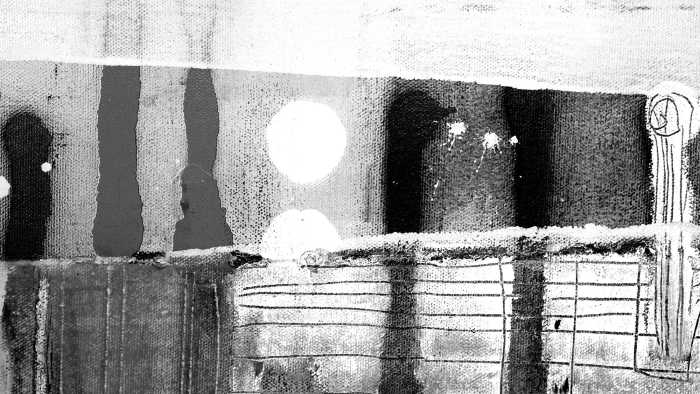 Photo murale intissé impression numérique Moon Shining white