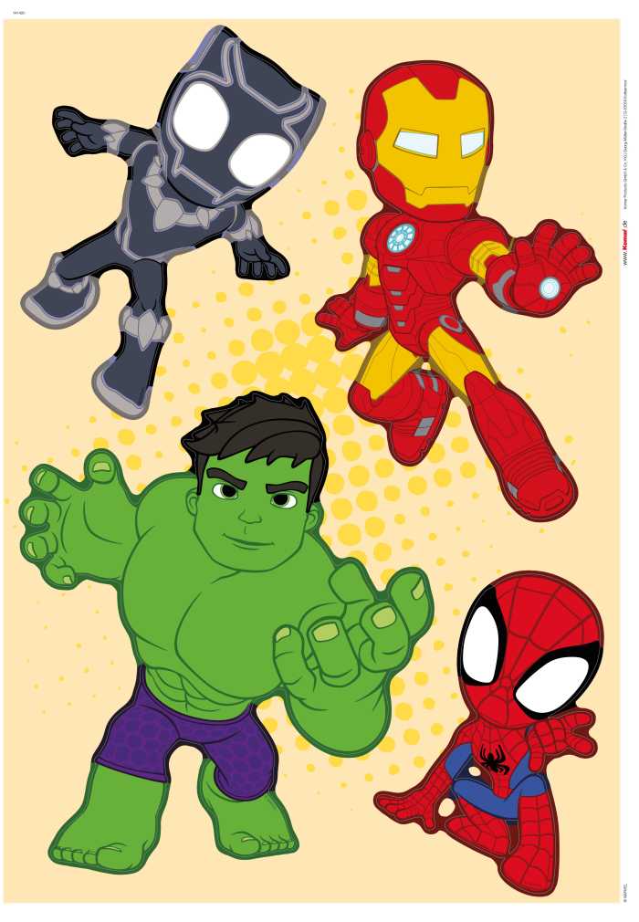 Sticker mural Spidey and His Amazing Friends Power Group