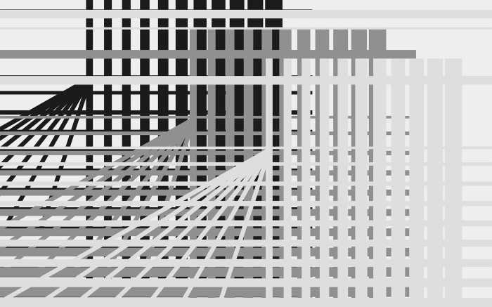 Photo murale intissé impression numérique Way Out lightgrey-black