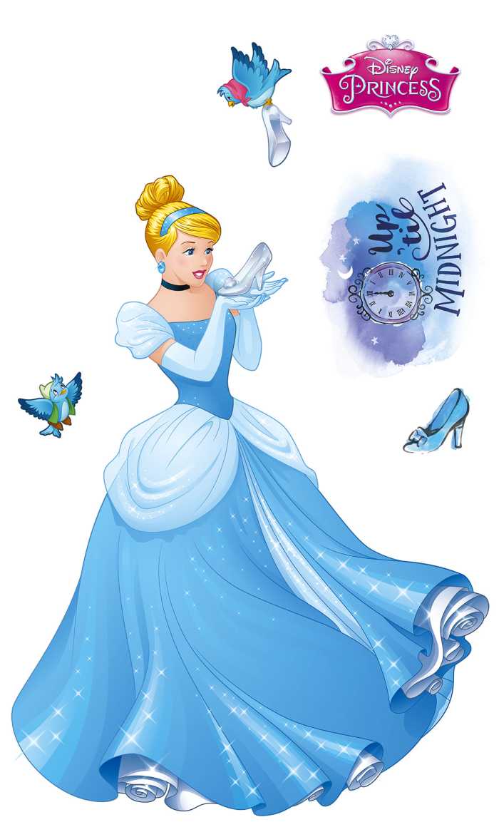 Sticker mural Cinderella XXL
