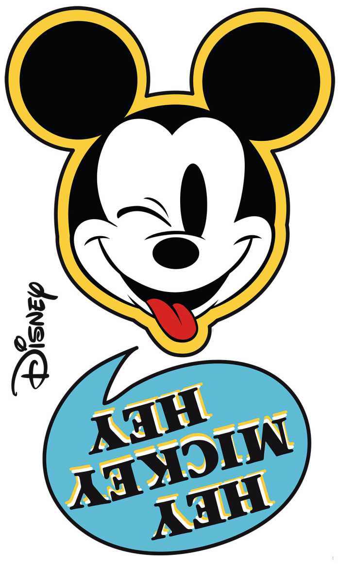 Sticker mural Mickey Hey XXL