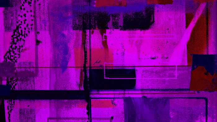 Photo murale intissé impression numérique Liquids Dripping pink-blue