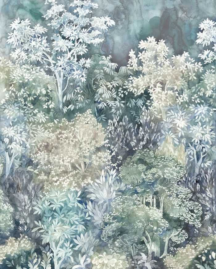 Photo murale intissé impression numérique Forêt Enchantée