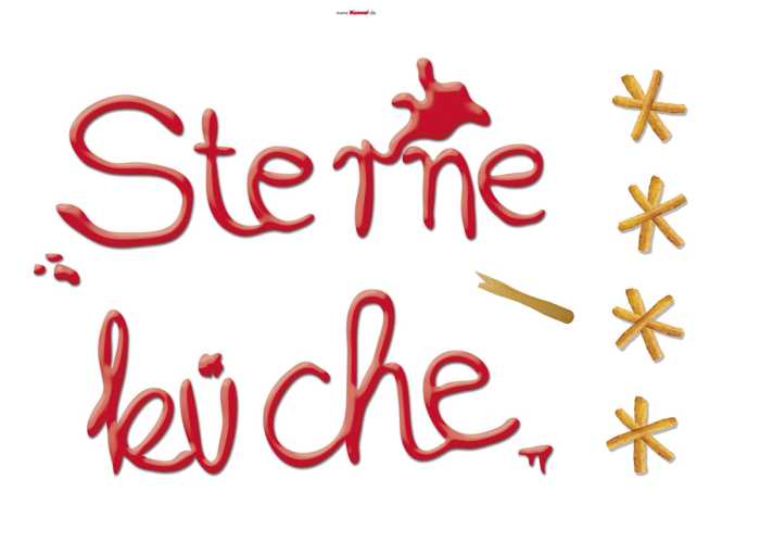 Sticker mural Sterneküche