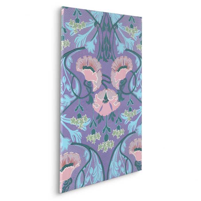 Tableau intissé Mandala Mauve