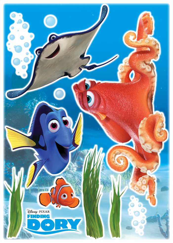 Sticker mural Dory and Friends