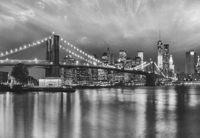 Photo murale Brooklyn B/W