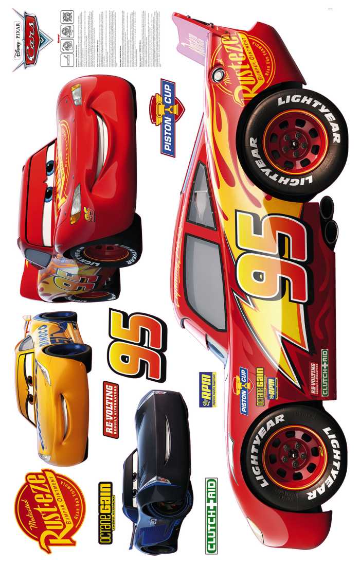 Sticker mural Cars XXL