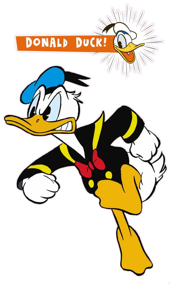 Sticker mural Donald angry XXL