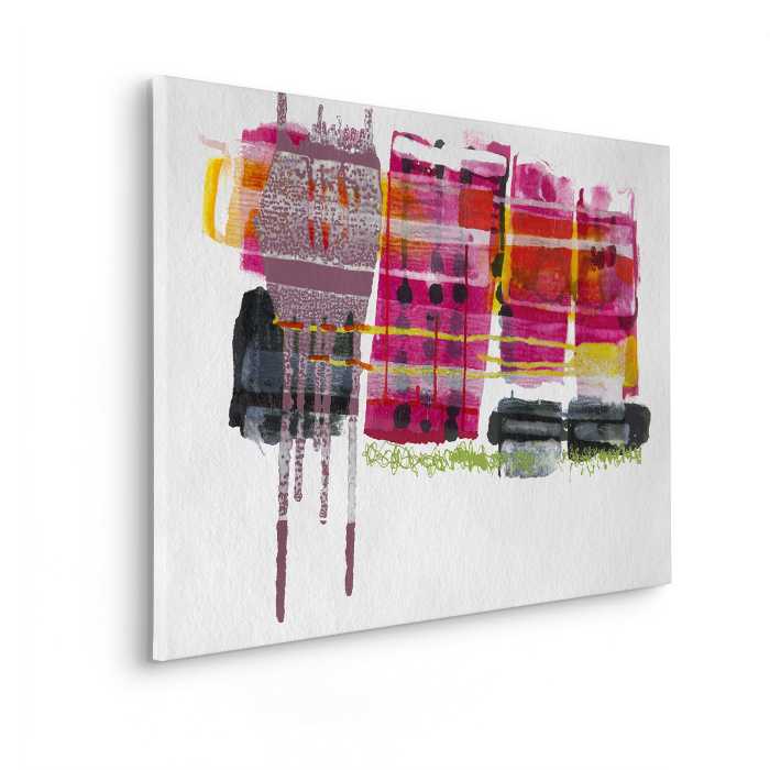Tableau intissé Ruby Pink