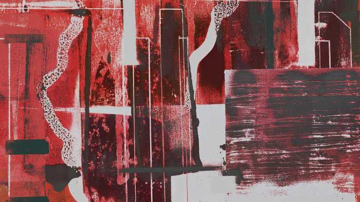 Photo murale intissé impression numérique Dice Rolling red-merlot