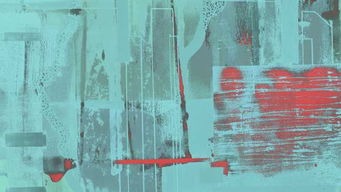 Photo murale intissé impression numérique Dice Rolling mint-red