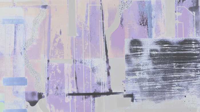 Photo murale intissé impression numérique Dice Rolling lightgrey-violett