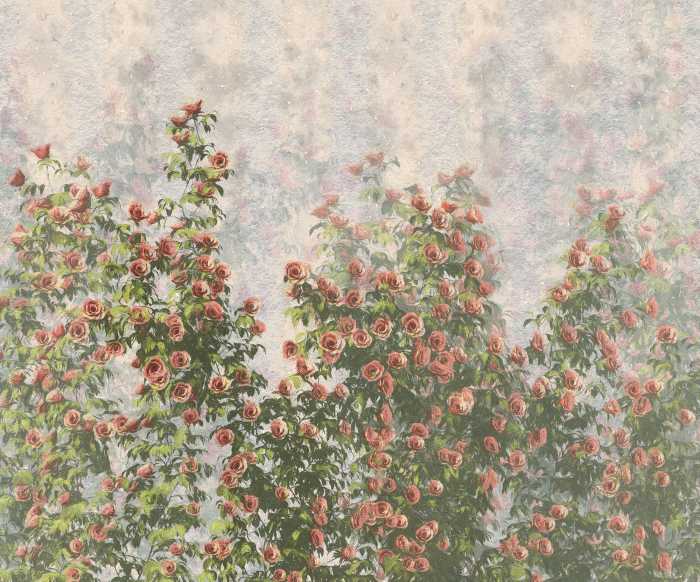Photo murale intissé impression numérique Wall Roses