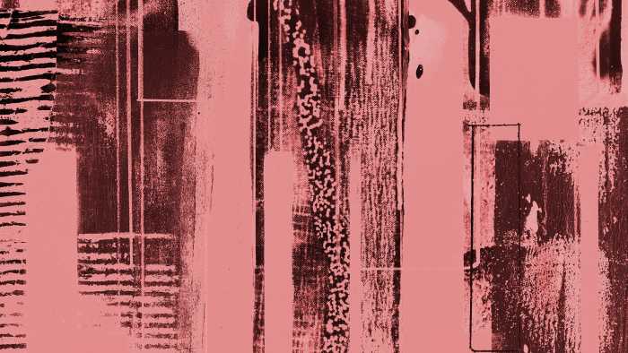 Photo murale intissé impression numérique Straight Upright black-red