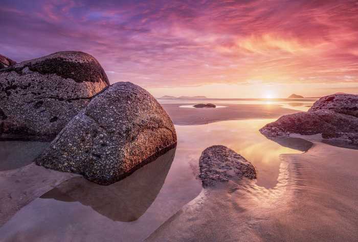 Photo murale intissé Sunset Bay