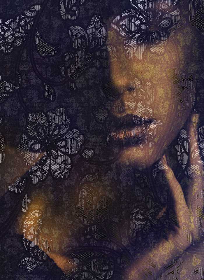 Photo murale intissé Lace