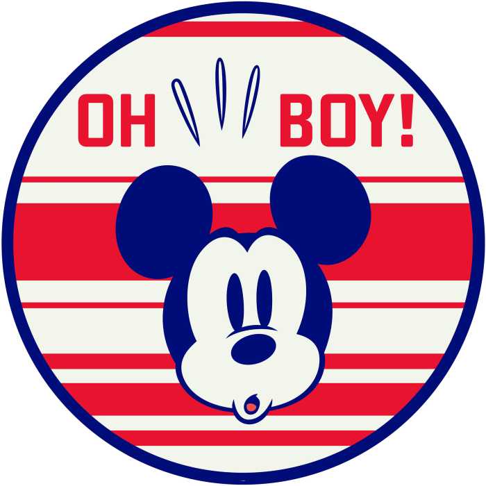 Photo murale autocollante DOT Mickey Oh Boy