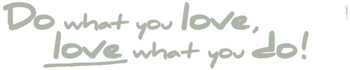 Sticker mural Do what you love