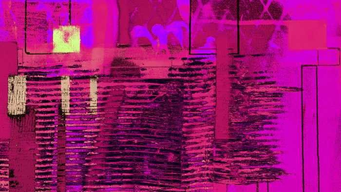 Photo murale intissé impression numérique Rhombus Hiding red-pink