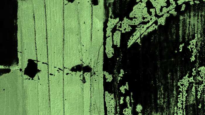 Photo murale intissé impression numérique Bubbles Ascending green