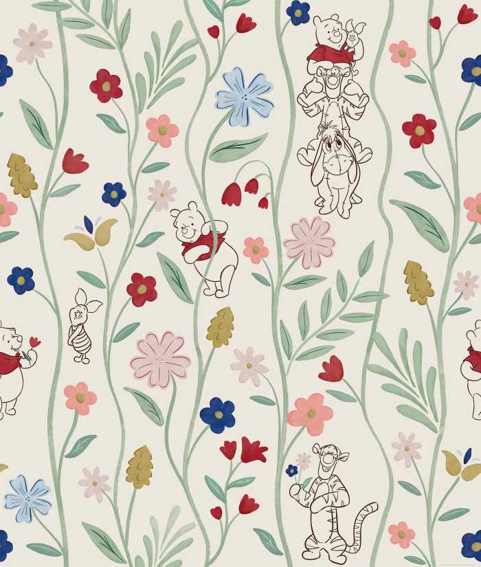 Papier peint Disney Winnie the Pooh Blossom Friends
