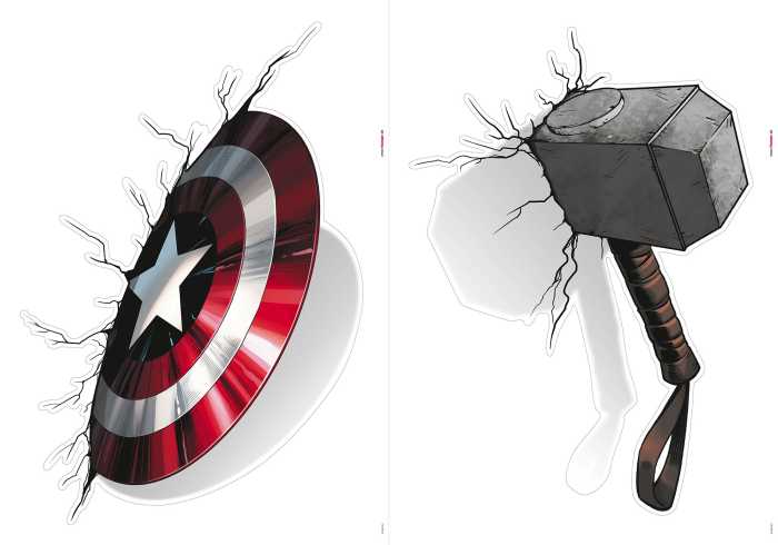 Sticker mural Avengers Powerful Weapons