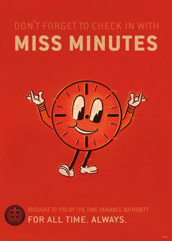 Poster d'art Loki Miss Minutes