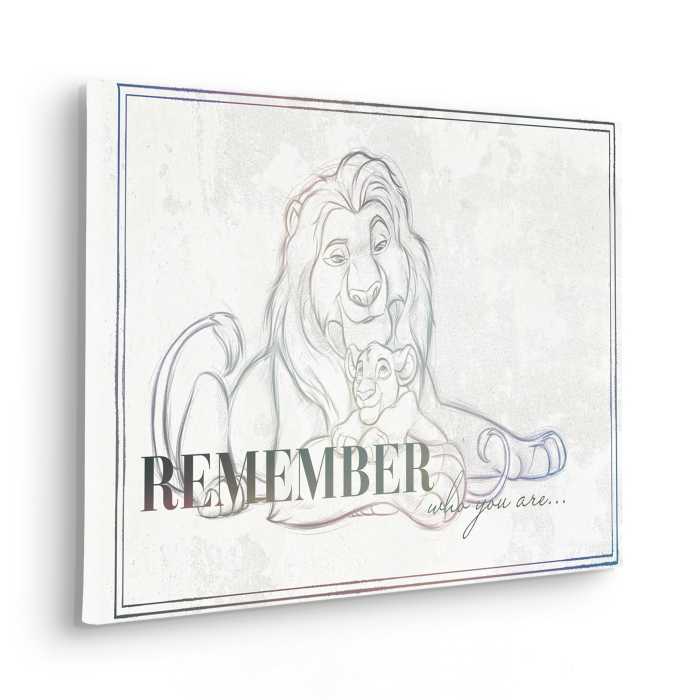 Tableau intissé Lion King - Be Yourself
