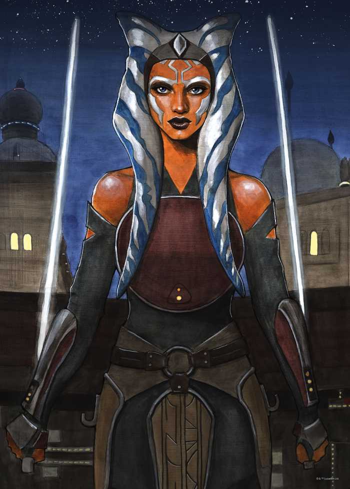 Poster d'art Star Wars - Ahsoka