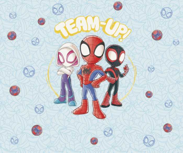 Intissé Standard Marvel Spidey and his Amazing Friends Team Up