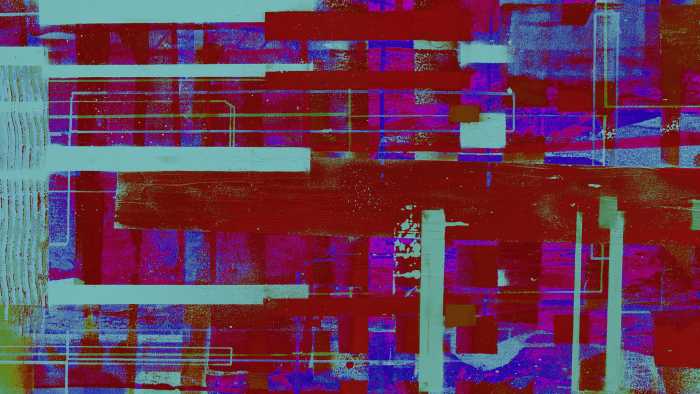 Photo murale intissé impression numérique Stripes Flowing merlot-ice