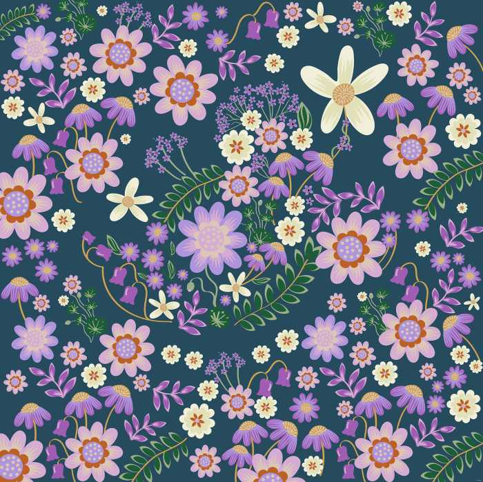 Photo murale intissé impression numérique Disney Minnie Mouse Gardening Club Blue