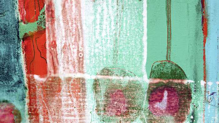 Photo murale intissé impression numérique Bottles Lifting red-mint