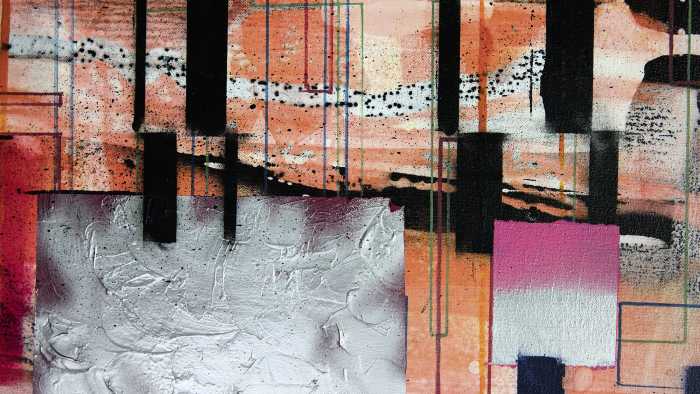 Photo murale intissé impression numérique Squares Dropping