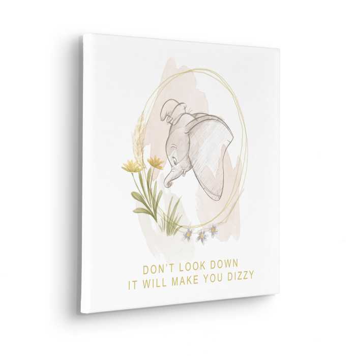 Toile Imprimé Disney Dumbo Don't Look Down