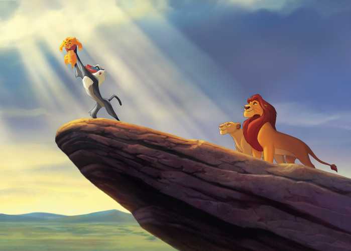Photo murale intissé impression numérique Disney The Lion King The New King