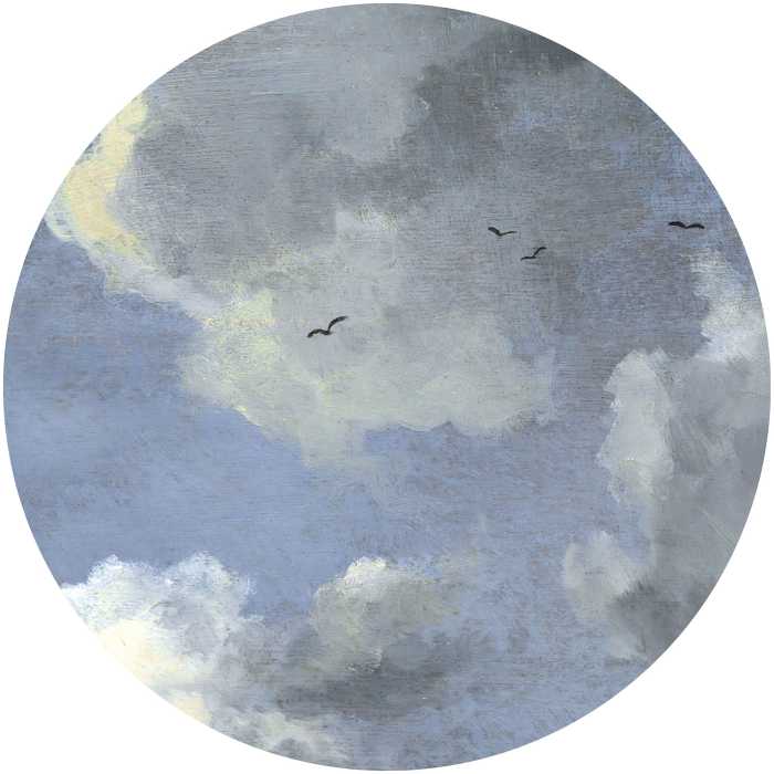 Photomural rond Simply Sky